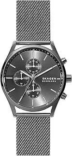 Skagen Men's Holst Chronograph, Gunmetal-Tone Stainless Steel Watch, SKW6608