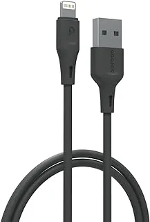 Porodo New TPE/PVC Lightning Cable 2.4A, Over-Current Protection, Durable Fast Charge & Data Cable