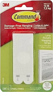 COMMAND Large Picture Hanging Strips