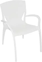 Tramontina Clarice Armchair White- furniture