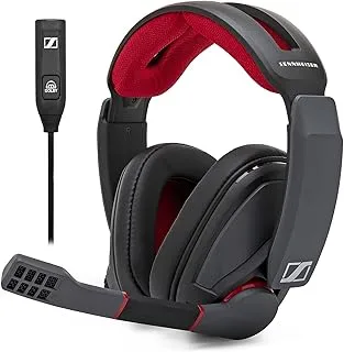 Sennheiser GSP 350 Closed Back Gaming Headset - Black/Red (Pack of 1), USB