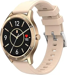 Fire-Boltt 360 Spo2 Full Touch Large Display Round Smart Watch With In-Built Games, 8 Days Battery Life, Ip67 Water Resistant With Blood Oxygen And Heart Rate Monitoring (Gold)