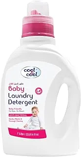 Cool & Cool Baby Laundry Detergent 1Liter - Gentle, Effective and Thorough Cleaning, Dye Free & Bleach Free,Safe for Babies and Kids