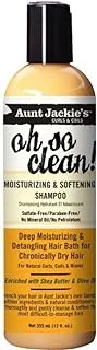 Aunt Jackie's Oh So Clean Moisturizing and Softening Shampoo, 12 oz (Pack of 12)