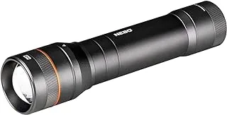 Nebo Newton 1500 Lumens | Black Led Waterproof Flashlight | Aa Battery Powered With Magnetic Base