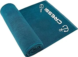 Cressi COTTON FRAME BEACH TOWEL TURQUOISE 90x180cm