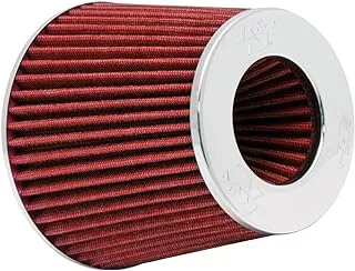 K&N Universal Clamp-On Air Intake Filter Filter: High Performance Premium ، قابل للغسل ، مرشح بديل: قطر الشفة: 4 بوصة ، ارتفاع الفلتر: 5.5 بوصة ، طول الشفة: 1.125 بوصة ، الشكل: مستدير الشكل ، Rg-1001Rd