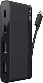 Belkin Usb-C™ 4 Port Mini Hub, Black