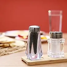 Delcasa Dc1954 Pepper Shaker - ملح وفلفل شاكر بغطاء قابل للإزالة | تصميم جميل مع إمساك مريح | مثالي لتخزين الملح والتوابل والفلفل لرج سهل وسريع