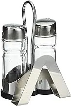 Harmony Table Top Salt & Pepper Glass Holder - Clear