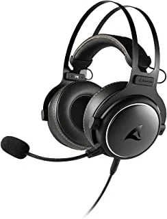 Sharkoon Skiller Sgh50 Stereo Gaming Headset - High-Performing Speakers, Detachable Microphone, Cushioned, Circumaural Ear Cups - Black