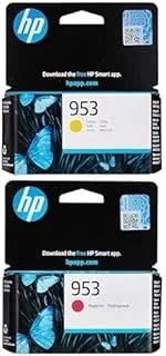 Hp Yellow Original Ink Cartridge + Magenta Original Ink Advantage Cartridge