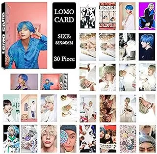 مجموعة بطاقات بريدية جماعية من COOLBABY 30 قطعة Kpop BTS V Map of The Soul Persona Lomo