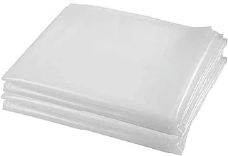 Royal Apex Painters Polythene Sheet Plastic Drop Cloths Sheet, Waterproof Anti-dust Furniture Cover, Disposable Tarp for Painting for Couch Cover and Furniture Cover (200G x 8 Meter)