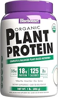 Blue Bonnet Super Earth Organic Veggie Protein Powder, 486 G