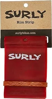 Surly-Surly Darryl 64mm-Wide Rim Strip, Red