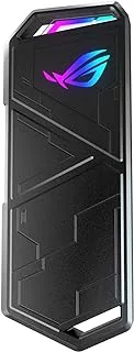 Asus ROG Strix Arion Aluminum Alloy M.2 Nvme Ssd External Portable Enclosure Case Adapter, Usb 3.2 Gen 2 Type-C (10 GBps), Usb-C To C And A Cables, Fits Pcie 2280/2260/2242/2230 M Key/B+M Key