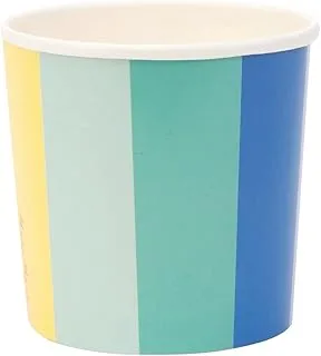 Meri Meri Colour Wheel Tumbler Cups 12 Pieces, 9 Oz Capacity