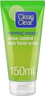 Clean & Clear Daily Face Scrub, Morning Energy, Shine Control, 150ml