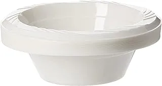 Hotpack Plastic Bowls, 12Oz, 25 Pieces