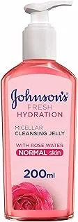 Johnson's Face Cleanser, Fresh Hydration, Micellar Cleansing Jelly, Normal Skin, 200ml