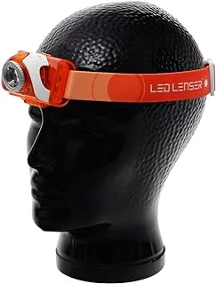 Led Lenser Seo 3 Orange Light Headlamp 6004