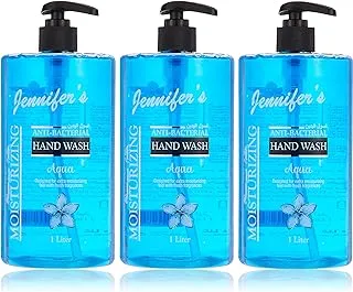 Jennifer's Hand Wash Aqua, 3 x 1 liter