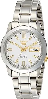 Seiko men's automatic watch, analog display and stainless steel strap snkk07j1