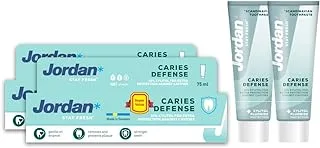 Jordan Cavity Defense Toothpaste, 2 X 75 ml