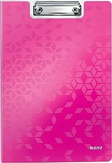 Leitz Wow A4 Clip Folder Pink