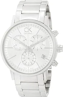 Calvin Klein Mens Quartz Watch, Chronograph Display And Stainless Steel Strap K7627126