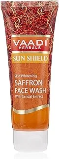 Vaadi Herbals Skin Whitening Saffron Face Wash with Sandal extract, 60 ml