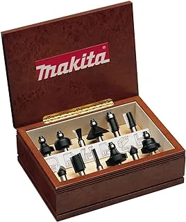 Makita A-88054 Router Bit 12-Pieces Set, 8 Mm Shaft Mount