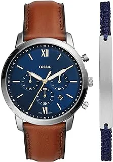 Fossil Men's Neutra Chronograph, Stainless Steel Watch, FS5708SET