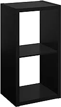 ClosetMaid 4540 Decorative Open Back 2-Cube Storage Organizer, Black