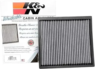 K&N Premium Cabin Air Filter: أداء عالٍ ، قابل للغسل ، تدفق هواء نظيف إلى مقصورتك: يناسب 2011-2019 Ford Ranger ؛ 2015-2018 فورد ايفرست ؛ 2012-2017 مازدا Bt50 ، Vf2052