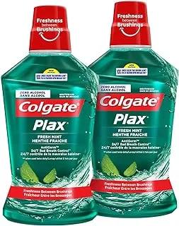 Colgate Plax Fresh Mint Mouthwash, 500 ml (Pack of 2)