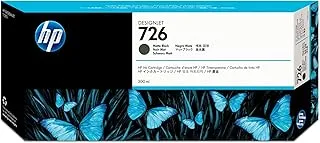 HP (Hewlett Packard) Original CH575A HP 726 300-ml DesignJet Ink Cartridge, Matte Black