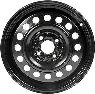 Dorman Black Wheel With Painted Finish (15 X 5.5 Inches /4 X 3 Inches, 45 mm Offset)