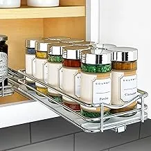 Lynk Professional Pull Out Spice Rack Slide Out Cabinet Organizer.