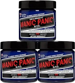 MANIC PANIC After Midnight Blue Hair Dye - 3 pack