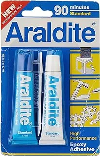 Araldite Epoxy (أزرق ، 17 مل ، 2 أنبوب)