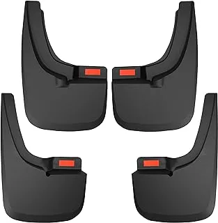 Husky Liners Mud Guards | Front And Rear - Black 58516 Fits 2019-2022 Ford Ranger 4 Pcs