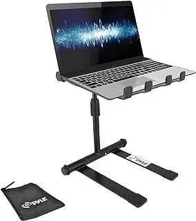 Pyle Plpts47 Universal Device Studio Equipment Tabletop Stand Holder Mount, Dj Sound System Workstation And Two-Tier Shelves Plpts55, One Size