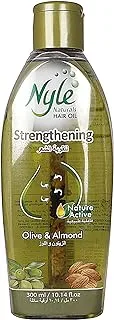 Nyle Strengthening Hair Oil With Goodness Of Natural Extracts Of Olive And Almond (300ml)