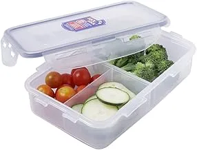 LocknLock Rectangular Food Container with Divider - 800 ml