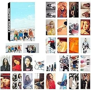 COOLBABY 30Pcs Kpop BLACKPINK Lomo Cards Collective Postcard Set