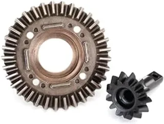 TRAXXAS Unlimited Desert Racer Front Ring Gear & Pinion Gear Set RC Parts ، أسود ، 8578