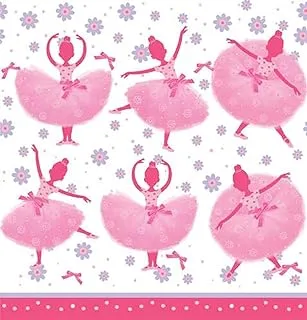 Creative Converting Tutu Much Fun Tablecover Plastic Border Print