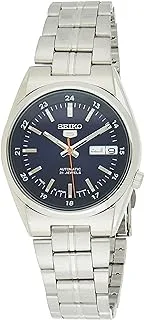 Seiko Men's Blue Dial Stainless Steel Band Watch - SNK563J1